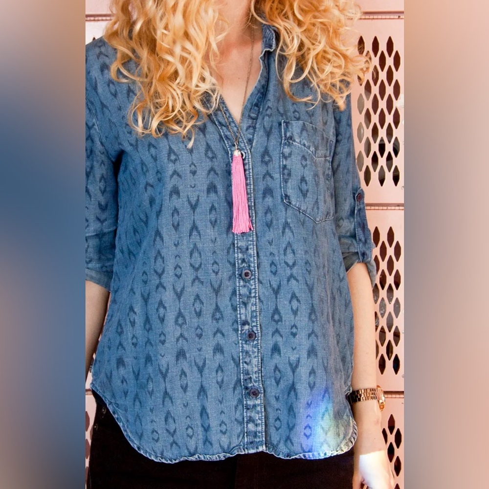 Cloth and Stone chambray button up